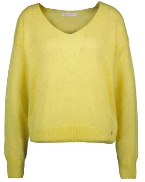 Amélie & Amélie V-Neck Knitwear - Giallo