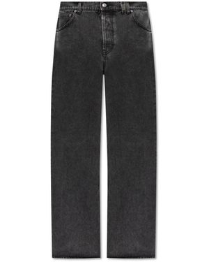 McQueen Loose-Fit Jeans - Gris