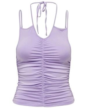 ONLY Sleeveless Tops - Purple