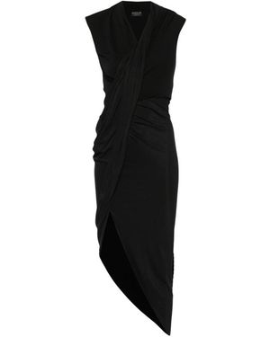 Balenciaga Stretch Crepe Dress Viscose - Black