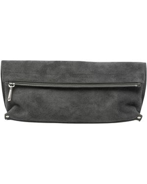 A.P.C. Tassen ,Grijs ,Leer Pochette Neige Clou - Zwart