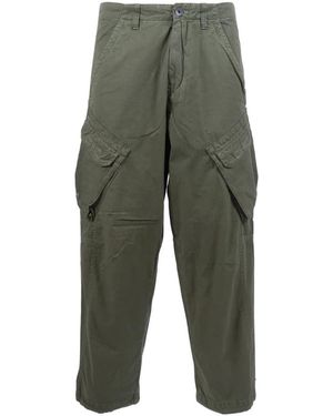 Murphy & Nye Wide Trousers - Verde