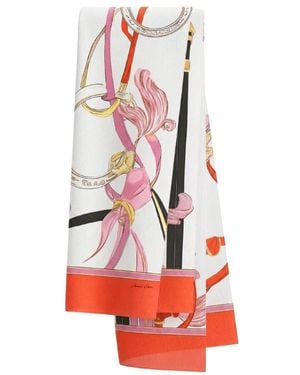 Marc Cain Silky Scarves - Rouge