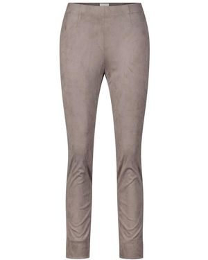 Seductive Pantaloni in similpelle comodi e alla moda - Grigio