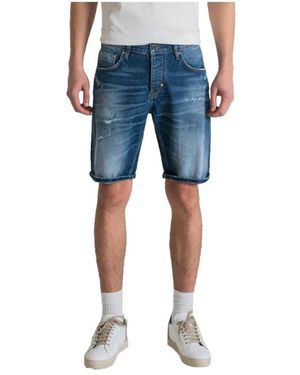 Antony Morato Denim Shorts - Blue