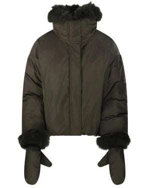Yves Salomon Winter Jackets - Vert