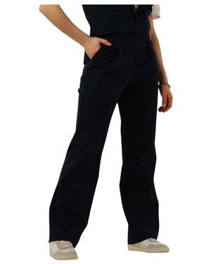 RUBY TUESDAY Broeken ,Blauw ,Relena Wijde Broek - Zwart