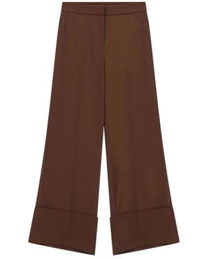 Imperial Wide Trousers - Marrón