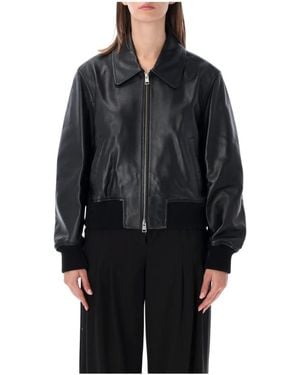 Ami Paris Bomber Jackets - Negro