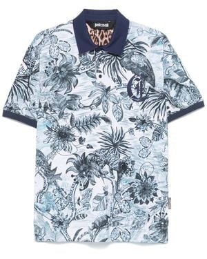 Just Cavalli Polo Shirts - Blue