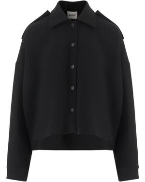 KHAITE Light Jackets - Negro