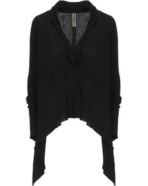 Rick Owens Medium Wrap Cardigan - Zwart