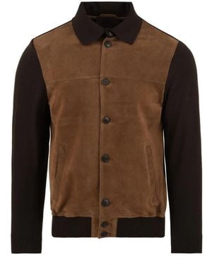 The Jack Leathers Bomber Jackets - Brown