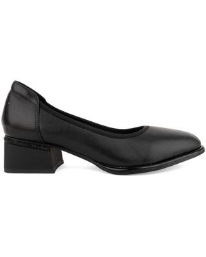 Linda Baumann Lack-Blockabsatz-Pumps - Schwarz