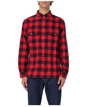 Woolrich Rotes Karo-Flanellhemd