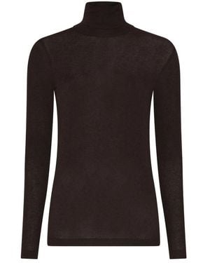 Bruuns Bazaar Angela Roll Neck - Zwart
