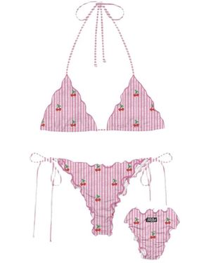 MC2 Saint Barth Badmode ,Veelkleurig ,Sagitami Bikini Set - Roze
