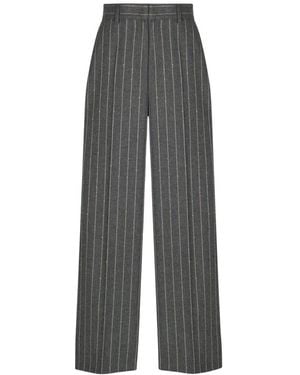 Manuel Ritz Wide Trousers - Grey
