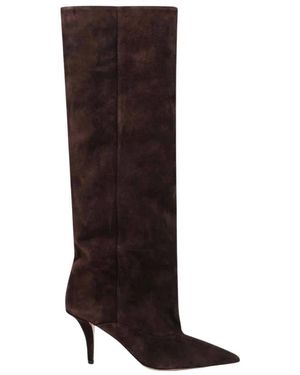 Paris Texas Ines Reverse Midcalf Boot - Bruin