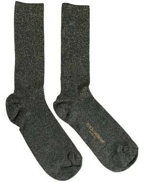 Dolce & Gabbana Logo Mid Calf Accessory Socks - Groen