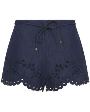 Zimmermann Short Shorts - Blau
