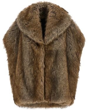BB COUTURE Jassen ,Bruin ,Wol Brigitte Vest - Groen