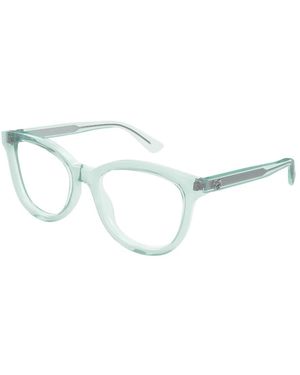 Gucci Accessoires ,Groen ,Acetaat Cat-Eye Montuur - Blauw