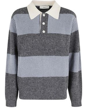 DUNST Round-Neck Knitwear - Grijs