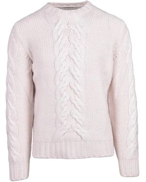 Kangra Round-Neck Knitwear - Pink