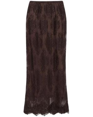 Aniye By Rokken ,Bruin ,Lange Kanten Rok