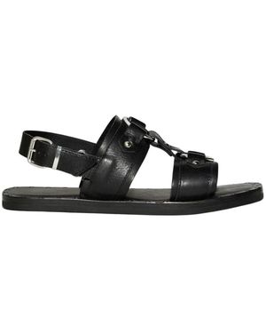DSquared² Flat Sandalen - Zwart