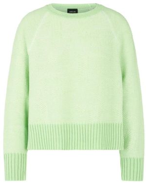 Marc Cain Relaxed Ronde Hals Trui - Groen