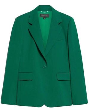 Weekend by Maxmara Grüne Laminierte Blazer