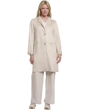Rino & Pelle Single-Breasted Coats - Natural