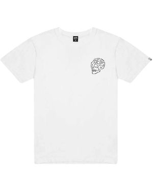 Deus Ex Machina Venice skull t-shirt,venice skull t shirt,venice skull adresse t-shirt - Weiß