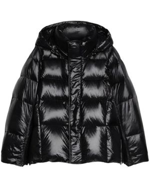 Pennyblack Jassen ,Zwart ,Nylon Dons Pufferjack