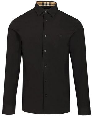 Burberry Casual Shirts - Black
