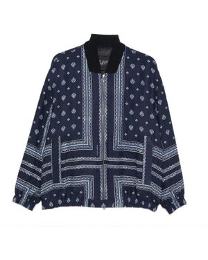 The Seafarer Jassen ,Veelkleurig ,Polyester Bomberjack - Blauw