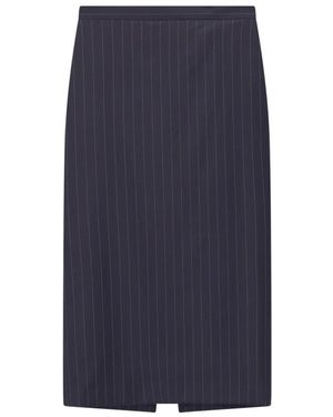 Givenchy Rokken ,Blauw ,Wol Midi Rok