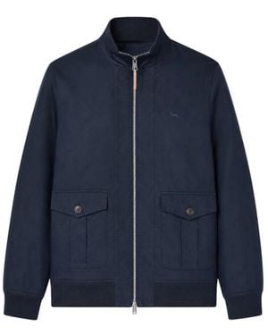 Harmont & Blaine Bomber Jackets - Azul