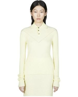 Bottega Veneta Polo Shirts - White