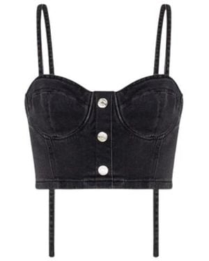 Moschino Sleeveless Tops - Black