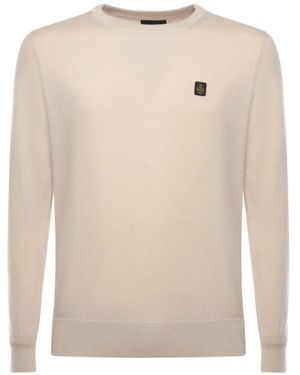 Refrigiwear Rundhals-Strickware - Weiß