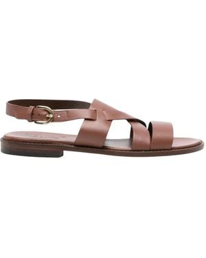 Doucal's Flat Sandals - Brown
