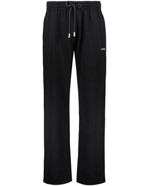 Off-White c/o Virgil Abloh Baumwoll-Trainingshose - Schwarz