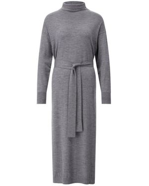 Hemisphere Knitted Dresses - Grey