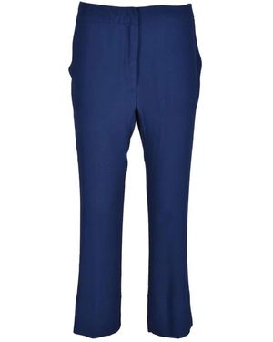 Semicouture Wide Trousers - Blue