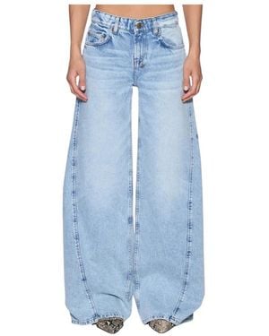 Ksubi Wide Jeans - Bleu