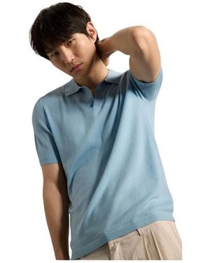 KIEFERMANN Luras Polo Merinowolle - Blauw