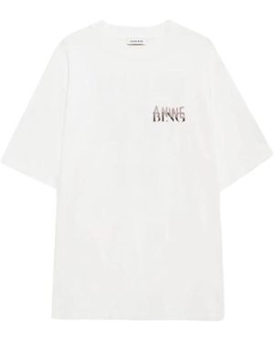 Anine Bing T-Shirts - Bianco